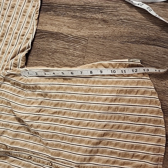 📛5/$25  Columbia Pearl Snal Pinstripe Longsleeve button down Shirt - Picture 6 of 8